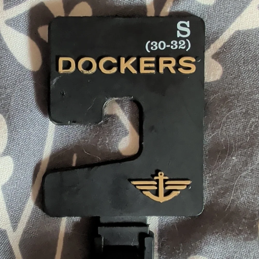 Dockers | Accessories | Nwt Dockers 332 Track Lock System Black Belt ...